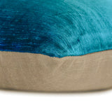 Velvet Teal Jules - Teal Velvet Throw cushion Cover