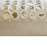 Adrish - Beige Linen Throw Pillow Cover