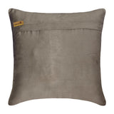 Crystal NightFall - Grey Suede Throw Cushion Cover