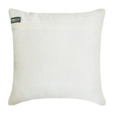 Darpan White - White Silk Throw Cushion Cover