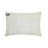 Silver Touch - Art Silk Silver Decorative Lumbar Pillow Cover