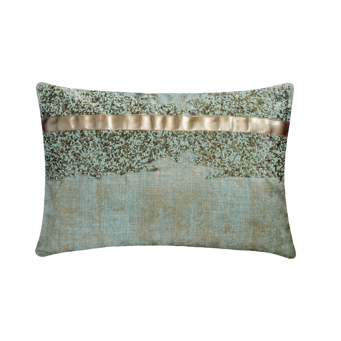 Halycon Silver Lumbar Pillow Cover