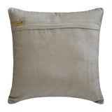 Burnished Silver Throw Pillow Cover