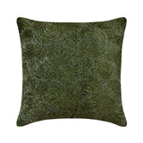 Flourishing Green Throw Cushion Cover