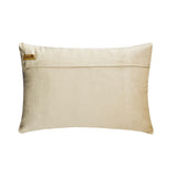 Resplendent Peacock - Peacock Green Velvet Lumbar Pillow Cover