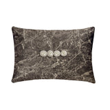 Quartz Center Teal - Teal Blue Suede Lumbar Pillow Cover