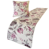 Vintage Birdie - Cotton Pink Decorative Bed Runner and Cushion Cover