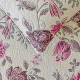 Vintage Birdie - Cotton Pink Decorative Bed Runner and Cushion Cover