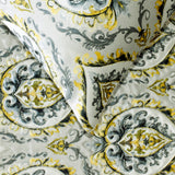 Flamey Damask Decorative Bed Runner and Cushion Cover