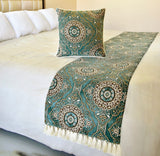 Ahmet Decorative Bed Runner and Cushion Cover