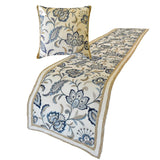 Morning Glories Decorative Bed Runner and Cushion Cover