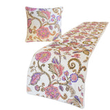 Aster Decorative Bed Runner and Cushion Cover