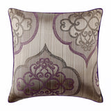 Embre Purple Decorative Bed Runner and Cushion Cover