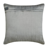 Shimmering Silver - Silver Silk Throw cushion Cover
