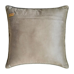 Web World - Grey Cotton Throw Cushion Cover