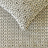 The Brick Effect - Velvet Grey Decorative Bed Runner and Cushion Cover