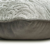 Gryselda - Grey Jacquard Throw Cushion Cover