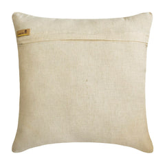Two By Two - Beige Linen & Velvet Throw cushion Cover