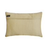 Lux Gold - Gold Faux Leather Lumbar Pillow Cover