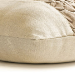 Velvet Knottingham - Brown Velvet & Linen Throw Cushion Cover
