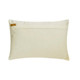Silver Eonian - Silver & Gold Jacquard Lumbar Pillow Cover