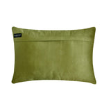 Mossy Jute Magic - Green Jute Lumbar Pillow Cover