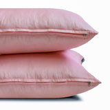 Light Pink Luxury Pack of 2 - Light Pink Art Silk Throw Cushion Cover