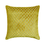 Geolattice Chartreuse Throw cushion Cover