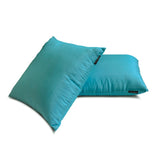 Sea Green Luxury Pack of 2 - Sea Green Art Silk Throw Cushion Cover