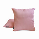 Light Pink Luxury Pack of 2 - Light Pink Art Silk Throw Cushion Cover