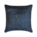 Geolattice Navy Throw cushion Cover