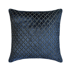 Geolattice Navy Throw cushion Cover