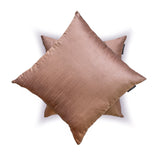Copper Luxury Pack of 2 - Copper Art Silk Throw Cushion Cover