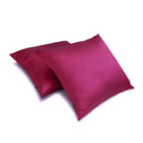 Lilac Luxury - Lilac Art Silk Throw Cushion Cover Pack of 2