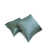 Smoky Green Luxury Pack of 2 - Smoky Green Art Silk Throw Cushion Cover