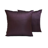 Dark Plum Luxury Throw Cushion Cover