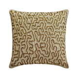 Glisten and Gold Throw Pillow Cover