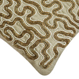 Glisten and Gold - Gold Linen Throw Pillow Cover