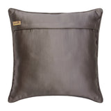 Velvet Satin Glow - Violet Velvet & Satin Throw Pillow Cover