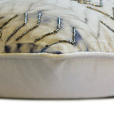 Chevron Arlo - Purple Velvet Throw Pillow Cover