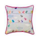 Chirpy Cheeks Throw Pillow Cover