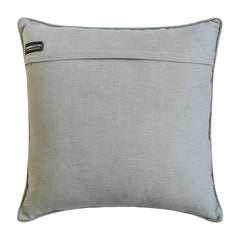 Paternella - Beige Cotton Throw Cushion Cover