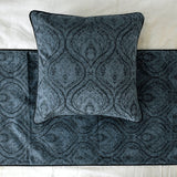 Beatrice - Suede Gray Decorative Bed Runner and Cushion Cover
