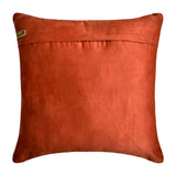 Centric Wrap - Rust Velvet Throw Pillow Cover