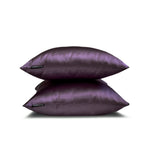 Lilac Slub Satin - Lilac Satin Throw Pillow Cover