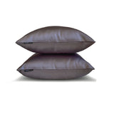 Ash Purple Slub Satin - Ash Purple Satin Throw Pillow Cover