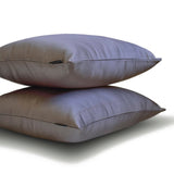 Ash Purple Slub Satin - Ash Purple Satin Throw Pillow Cover