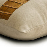 Glint Of Gold - Gold Linen Throw Pillow Cover