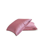 Muave Slub Satin - Muave Satin Throw Cushion Cover
