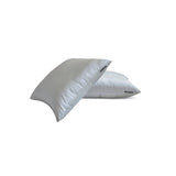 Light Gray Slub Satin - Light Gray Satin Throw Cushion Cover